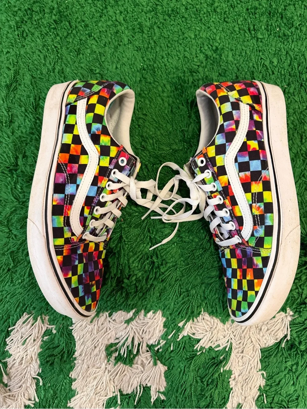 Vans heckerboard Rainbow Skate Shoes - Multi
